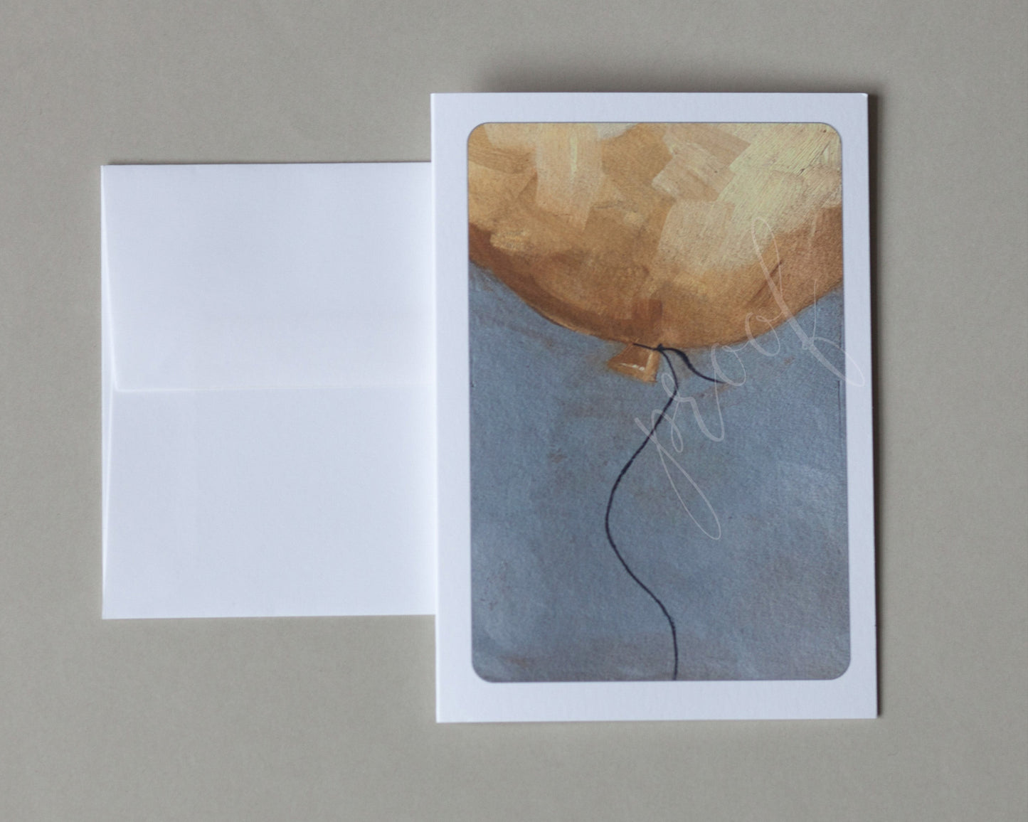 Yellow Balloon Notecards