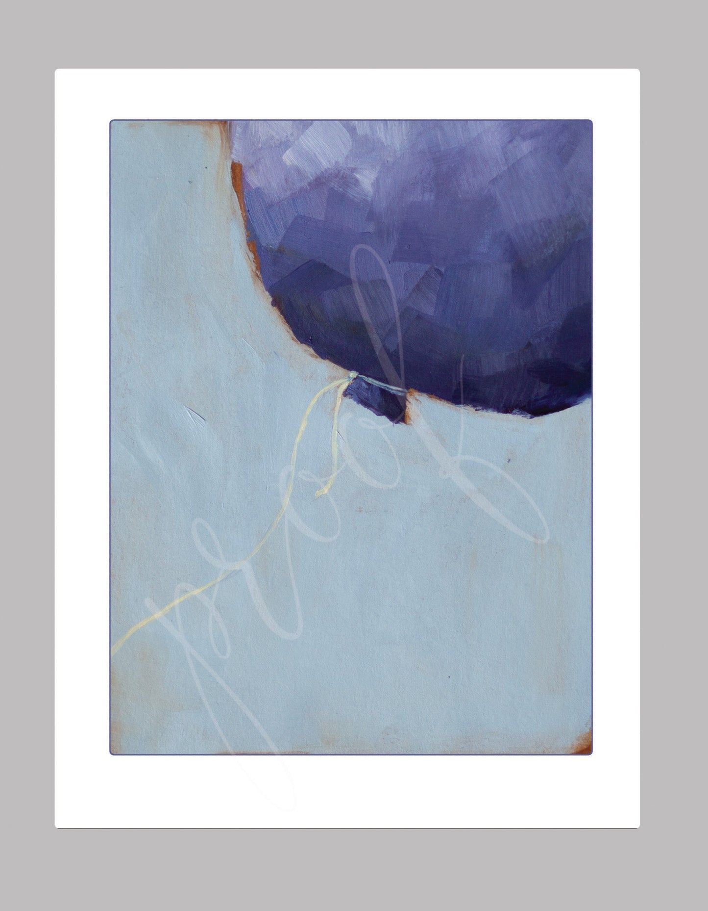 Purple Balloon Notecards