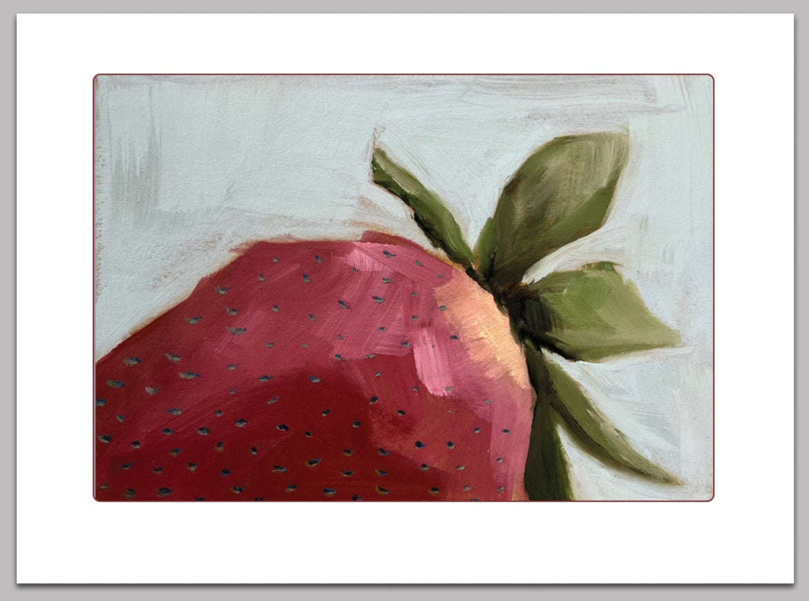 Strawberry Notecard